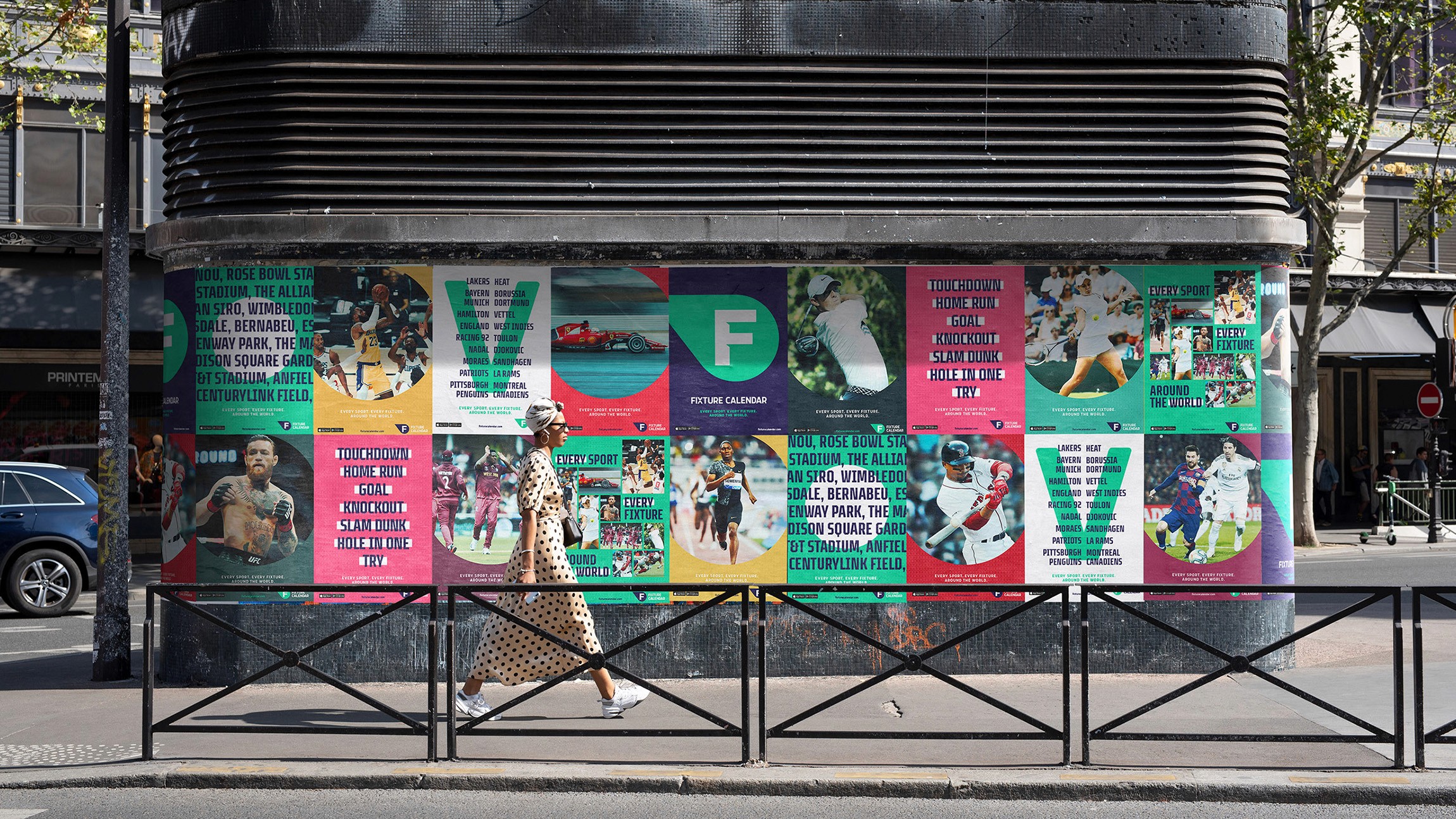 Fixture Calendar design by UK designer Dan Bailey