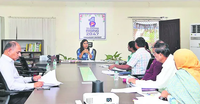 District Collector Praveenya on NIMZ Zaheerabad land Acquisition news cover