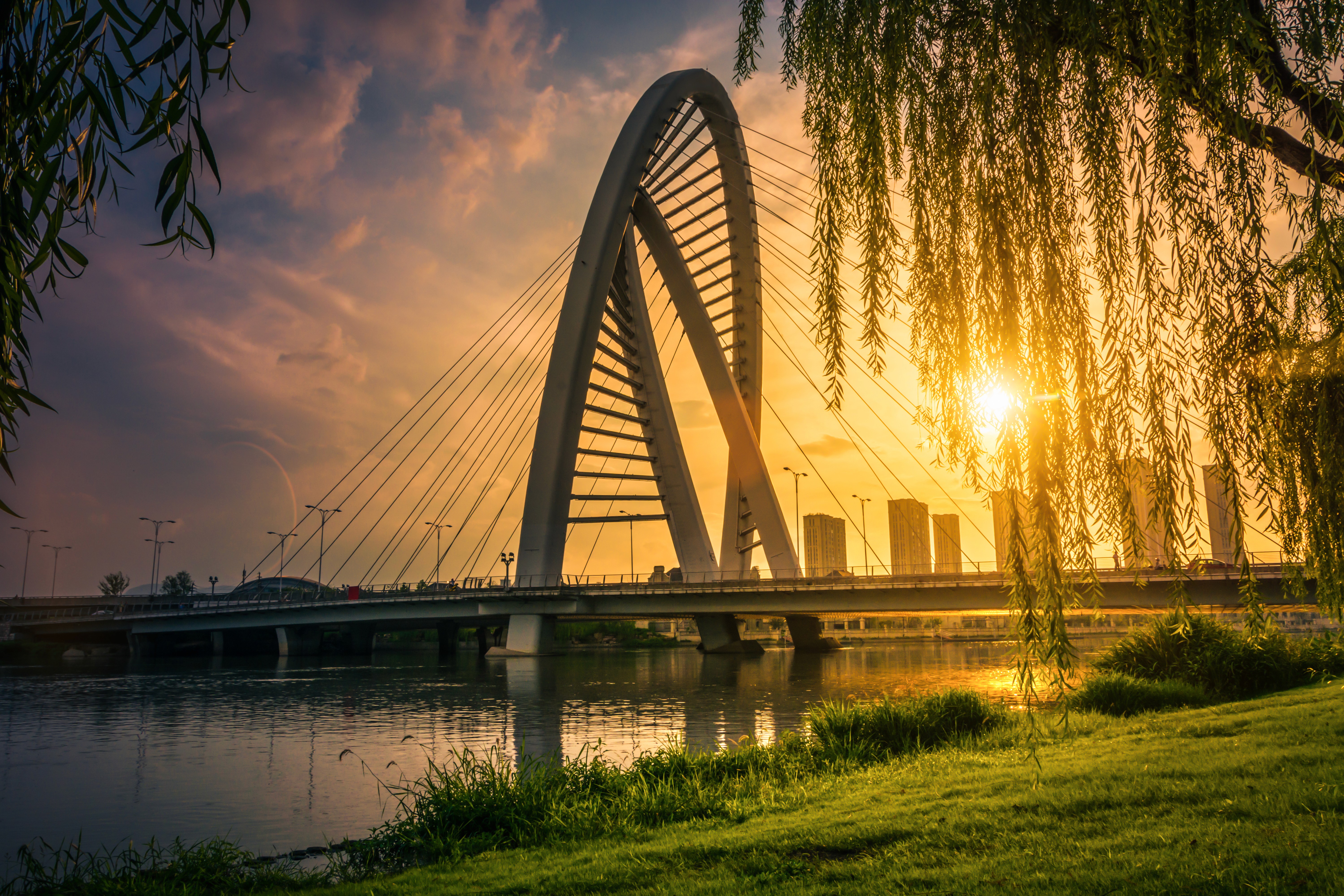 boats on seashore near houses