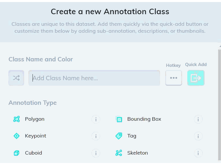 Bounding box class creation for text scanner