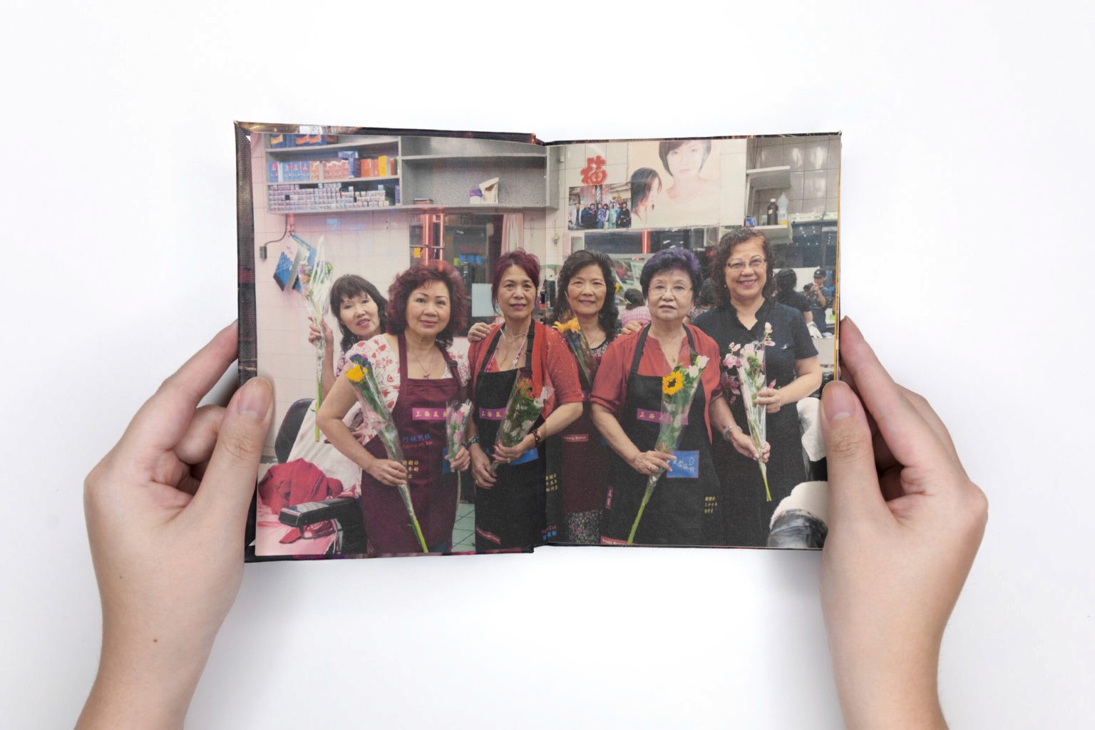 Book spread from 37 Years, 5 Weeks, 1 Day by Fay Qiu