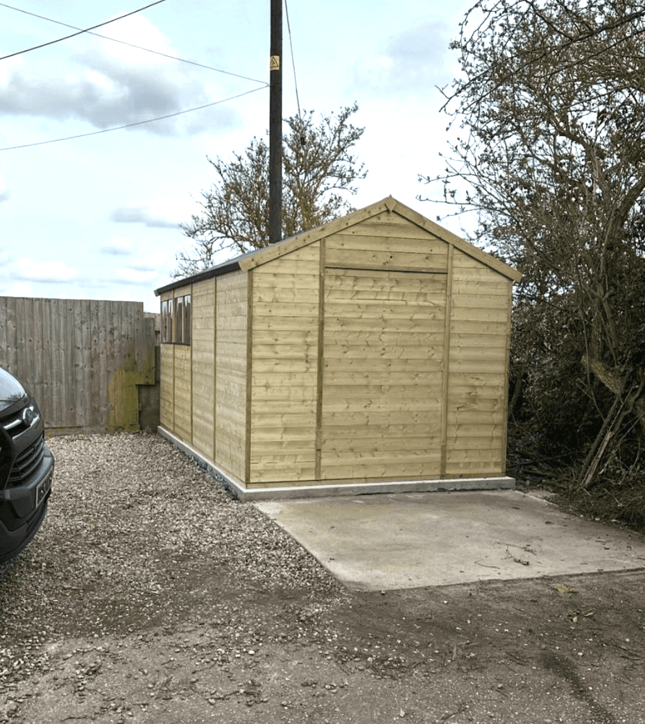 garden shed construction