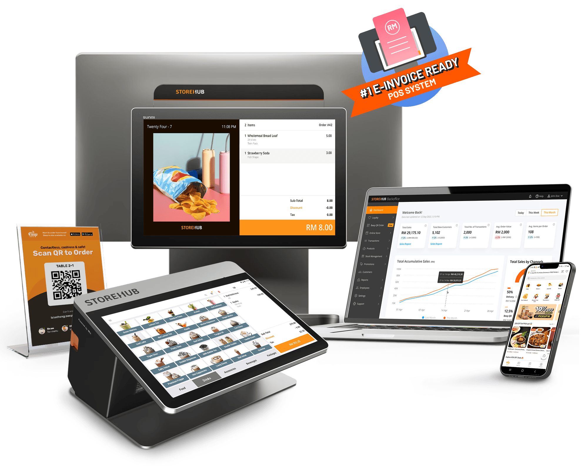 StoreHub's all-in-one POS
