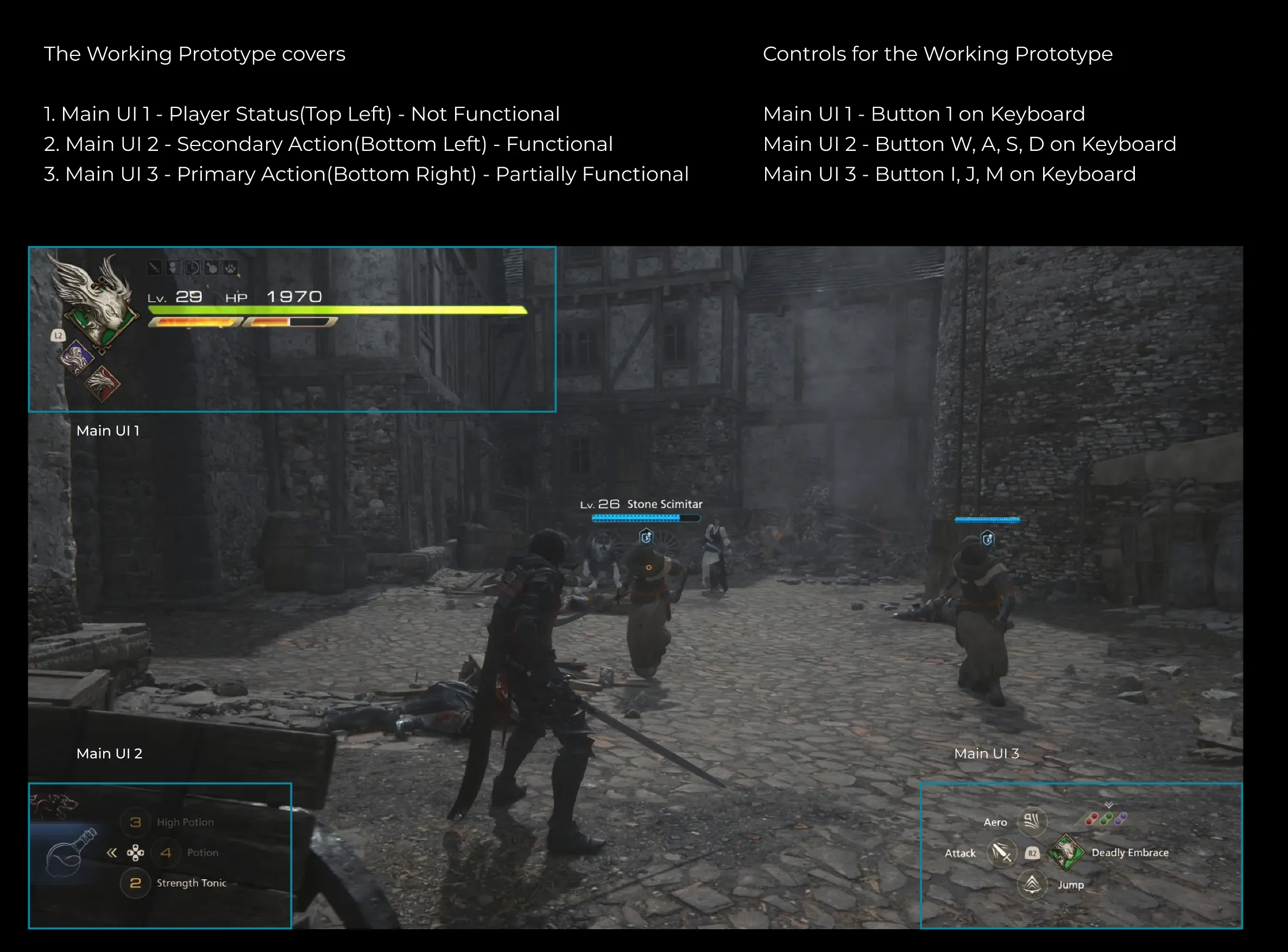 Final Fantasy XVI: Combat UI Study