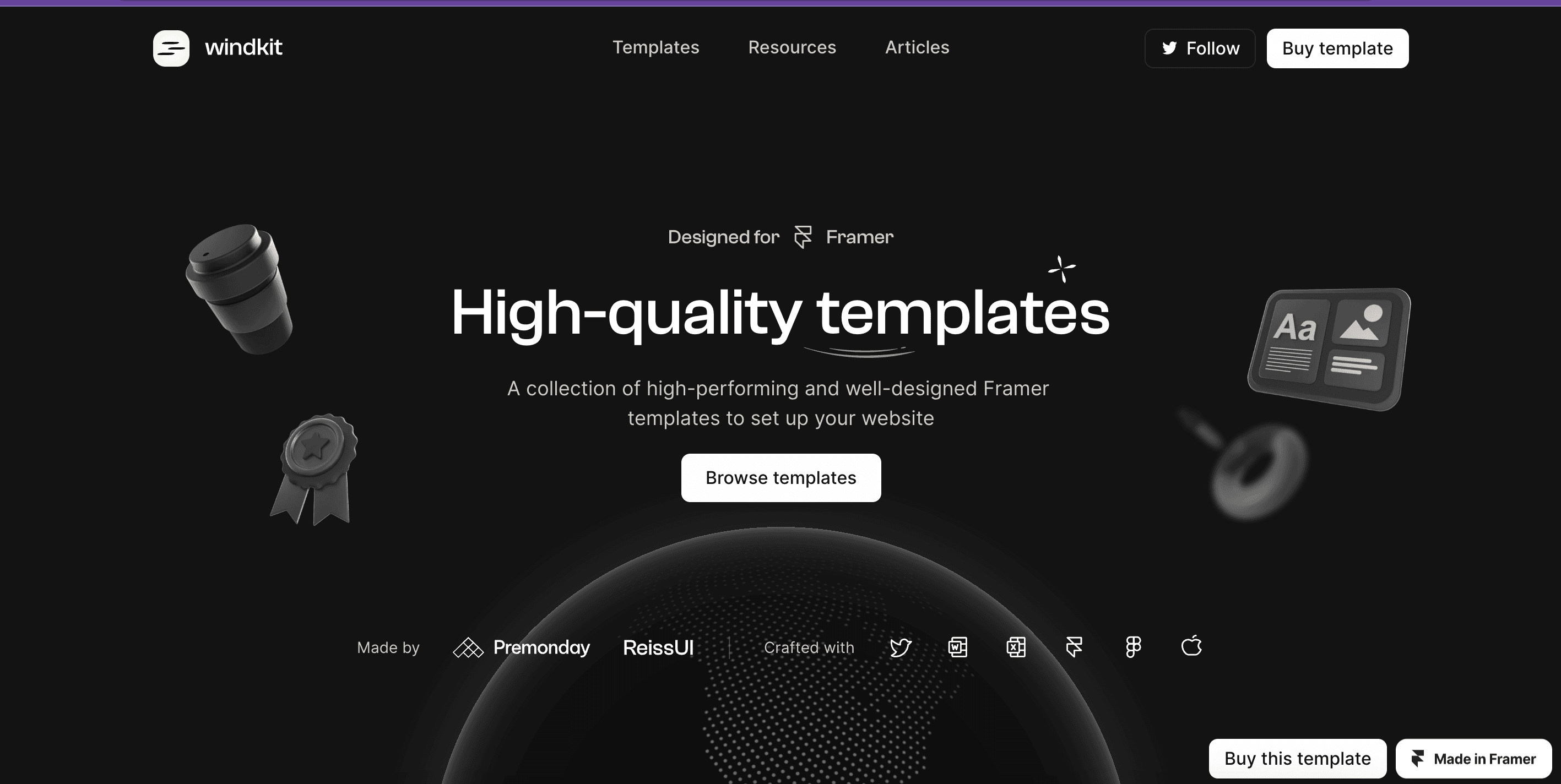 Framer Saas Template