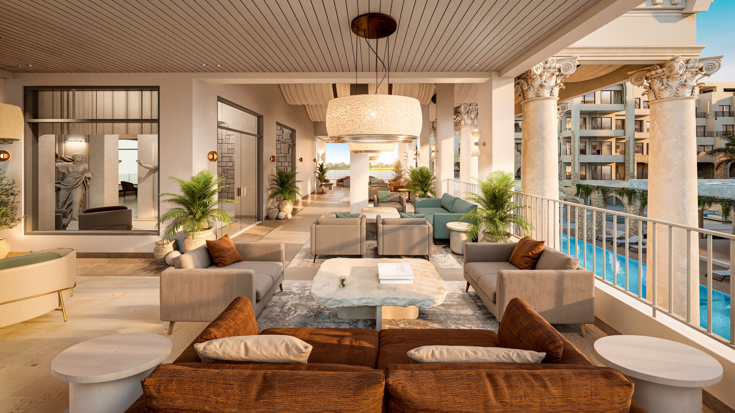 Poseidonia Residences architectural view