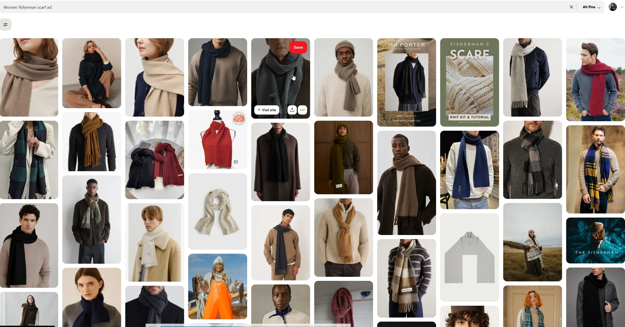 Different scarfs on pinterest
