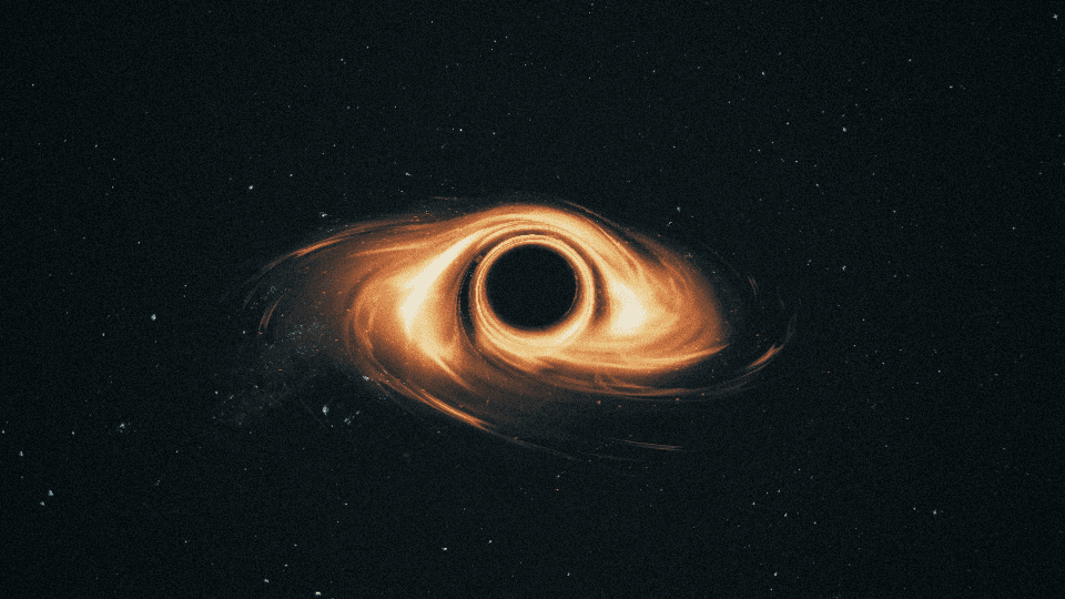 Color grading of the black hole