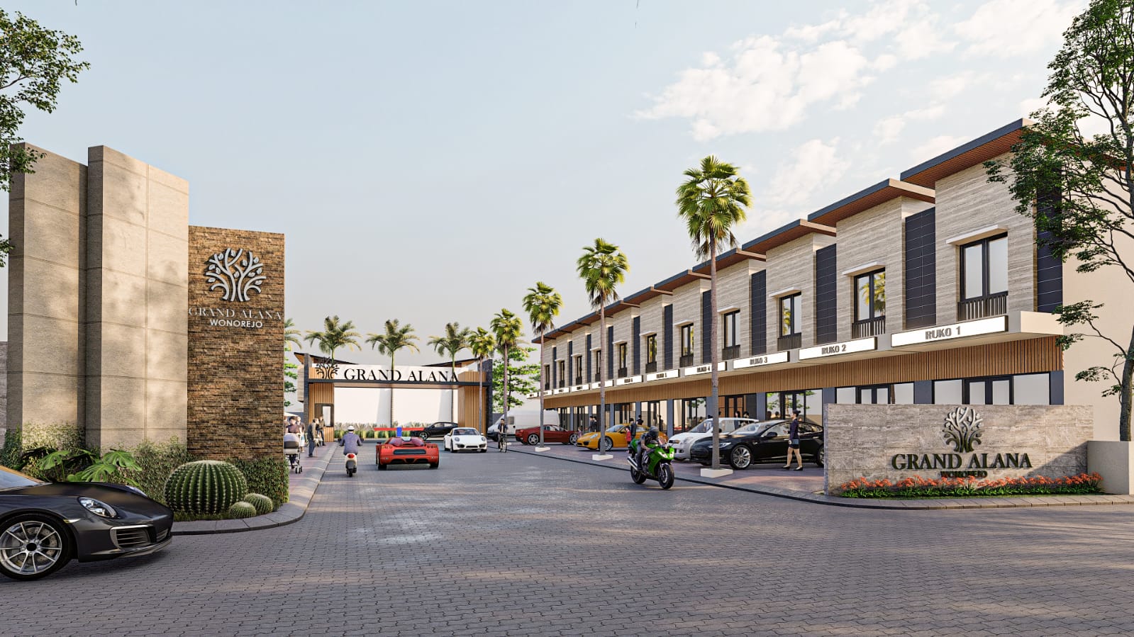 Gate Grand Alana Wonorejo