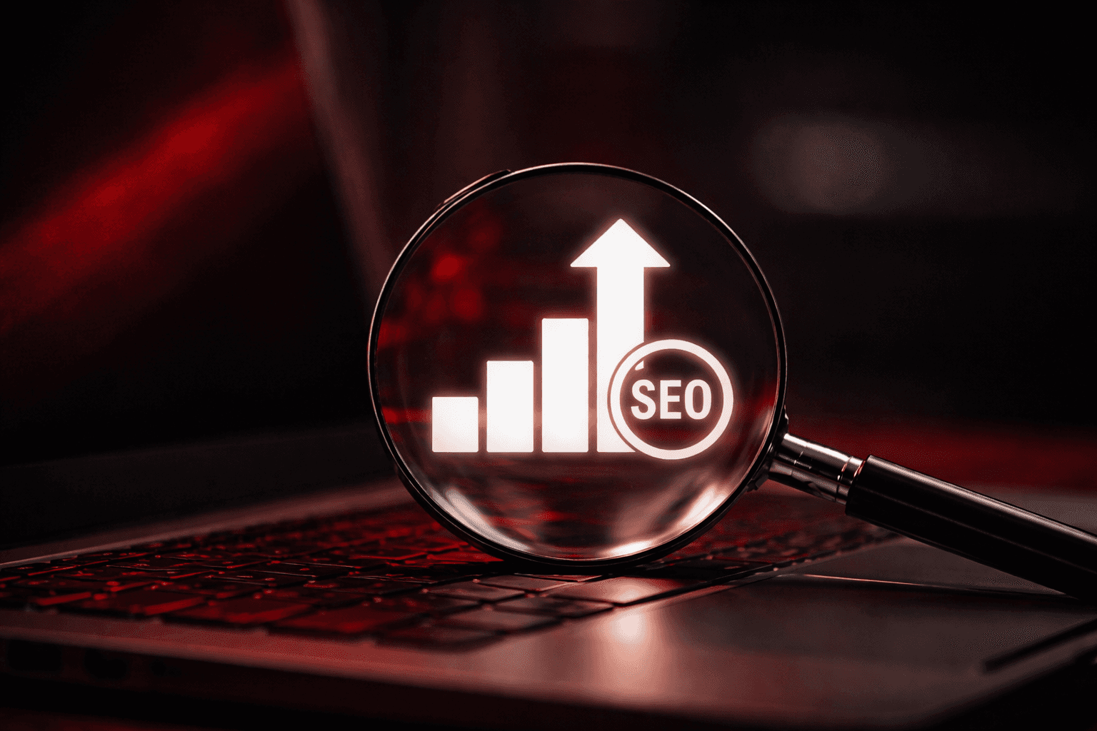 SEO growth chart increasing website traffic