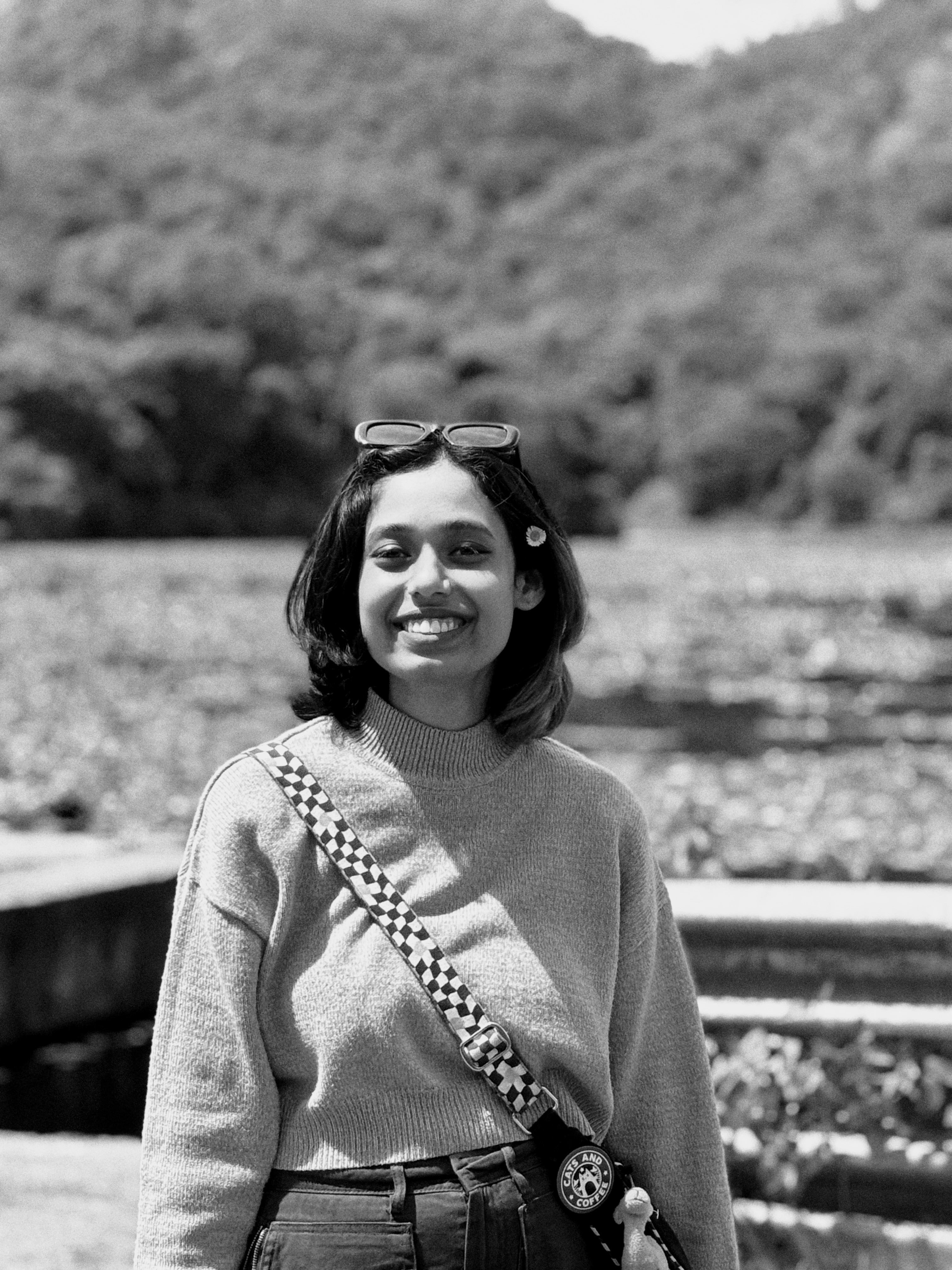 Woman with color palette