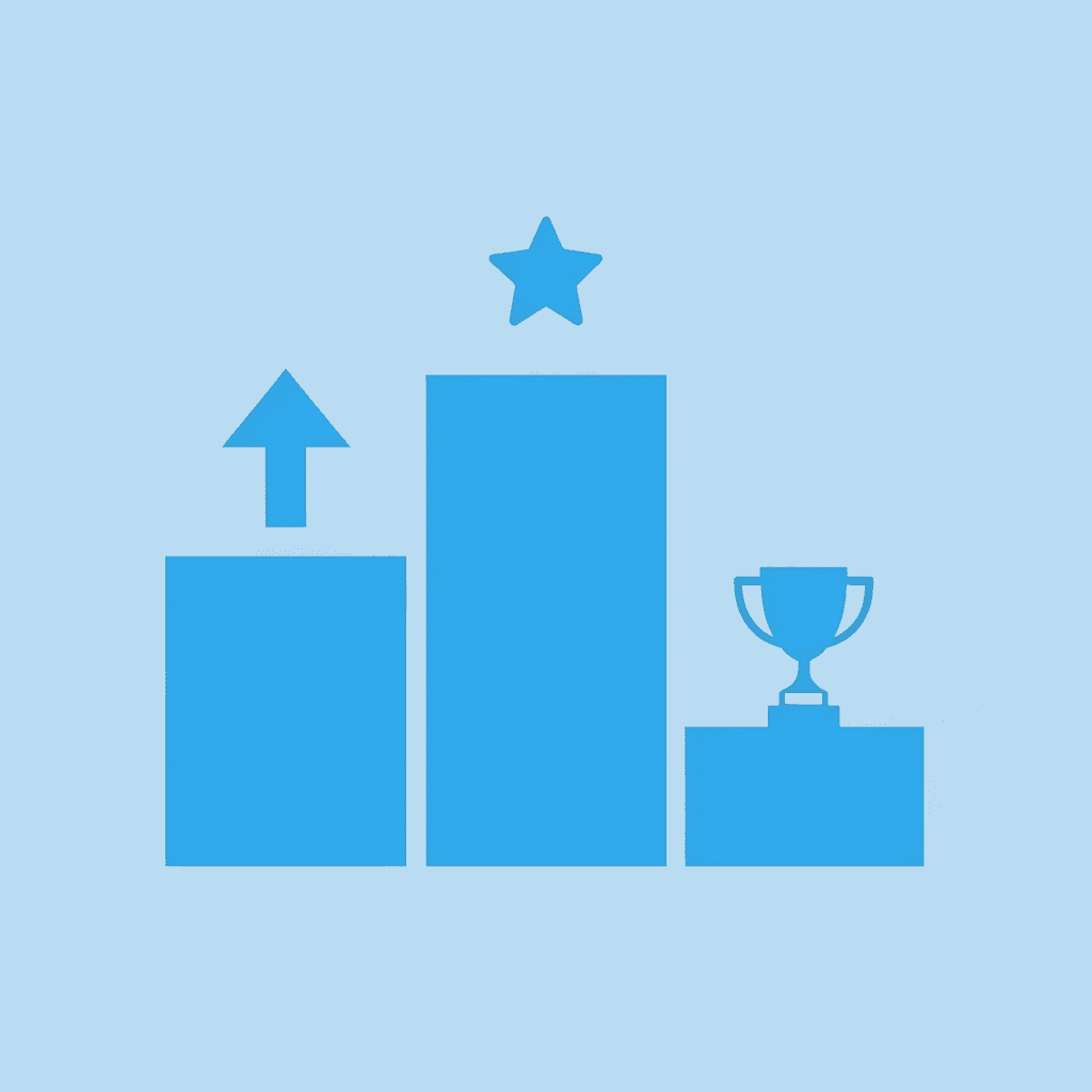 Podium ranking three t-shirt quality levels: budget (6-12 months), mid-range (2-3 years), and premium quality