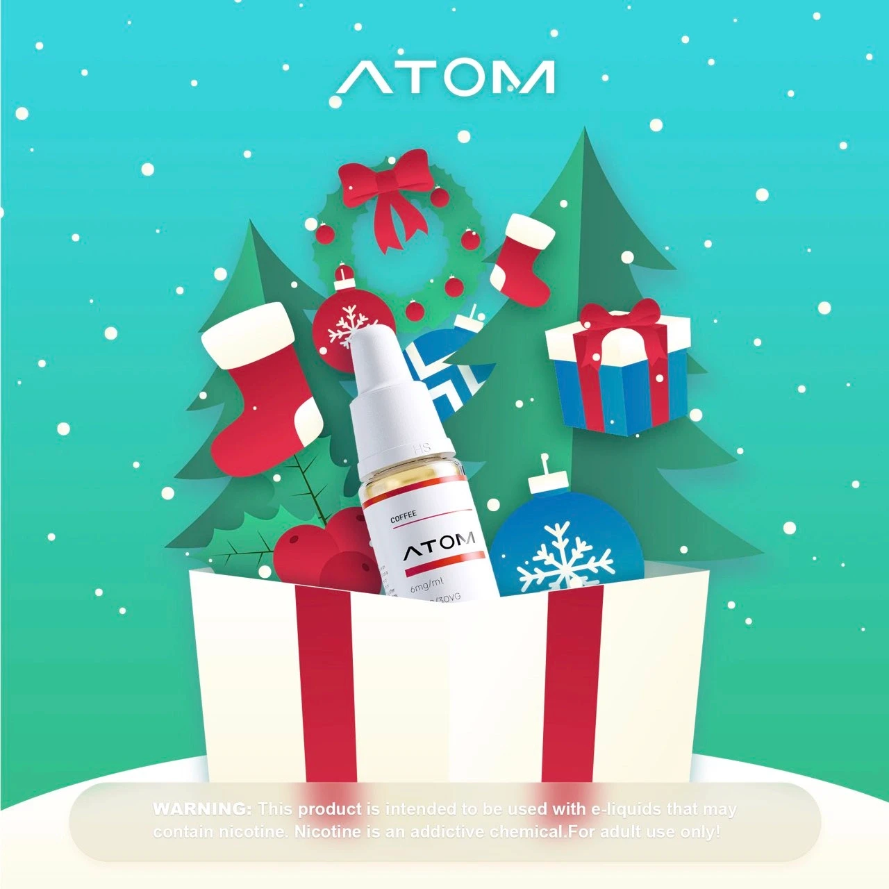 Guía de regalos de líquidos electrónicos Atom para Navidad