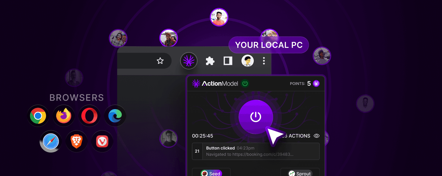 Action Model Browser Extension