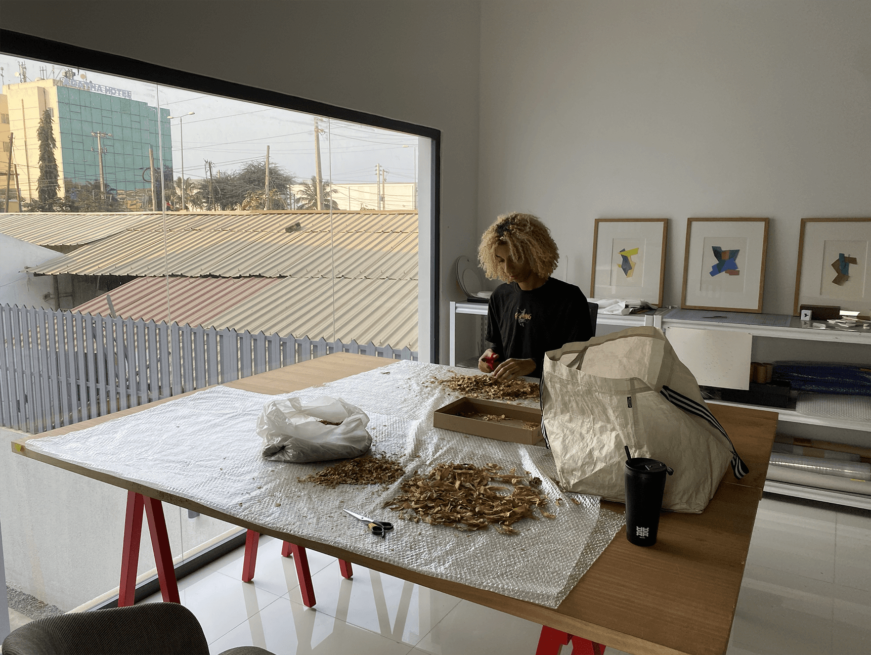kusanguluka (Kimbundu: joy), Iris Buchholz Chocolate, Luanda, Angola, uncommissioned, 2025