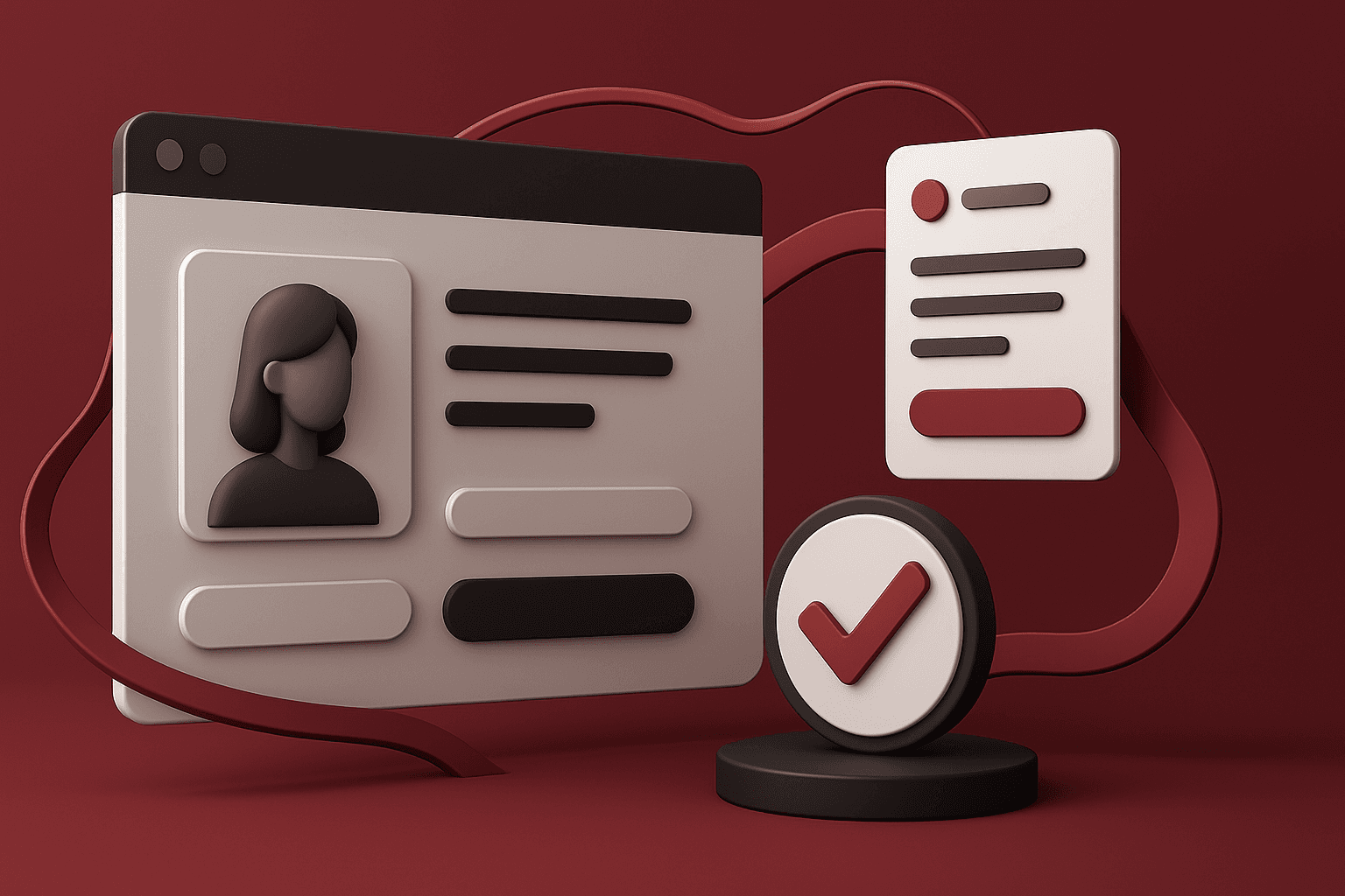 Profile page mockups