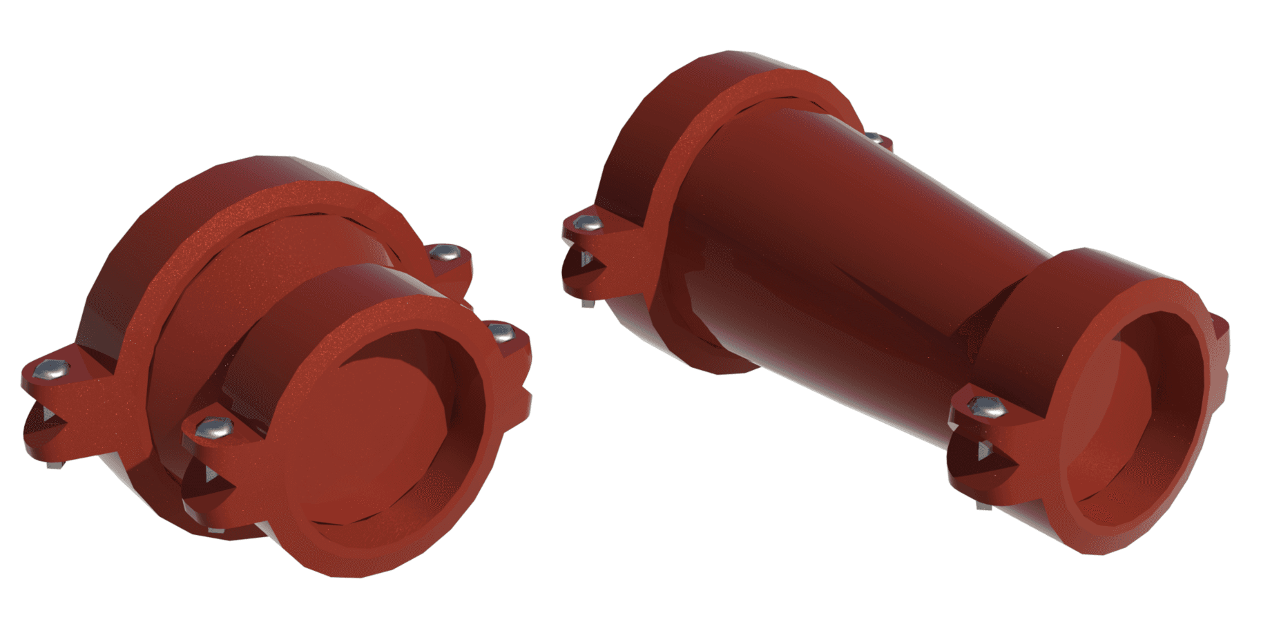 Our reducer can do both concentric and eccentric reducers.