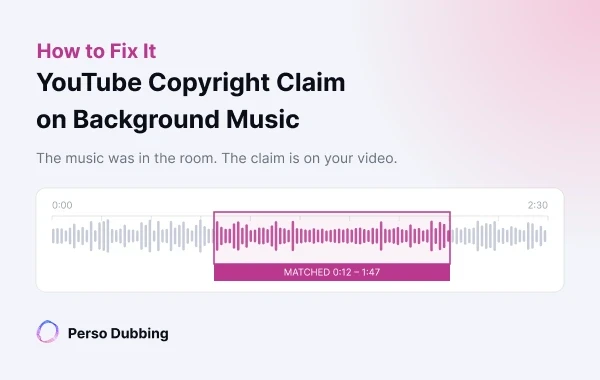 YouTube Copyright Claim on Background Music: How to Fix It