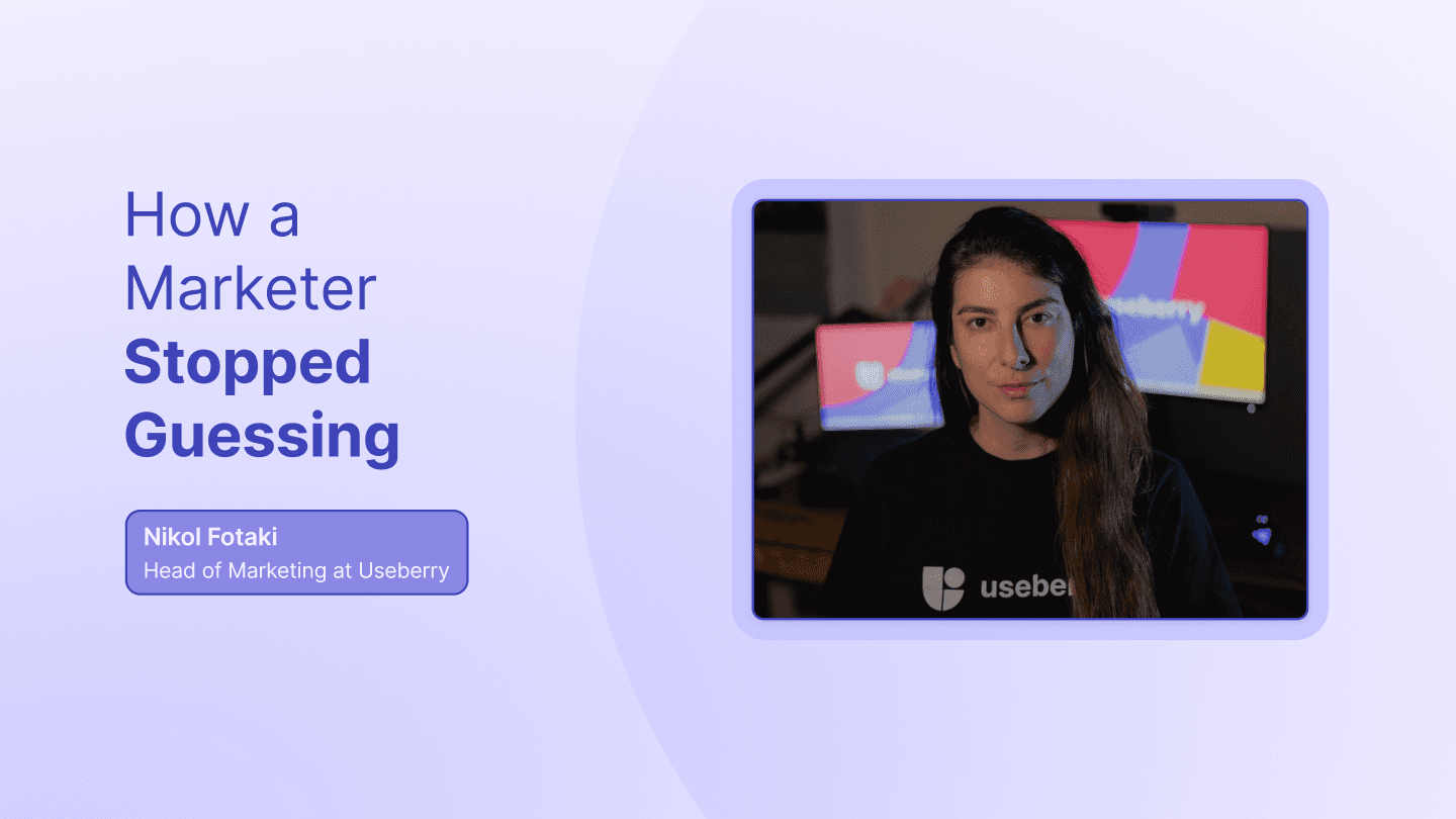 Cover with Useberry's head of marketing Nikol Fotaki on this piece on how user texting affecter her as a marketer