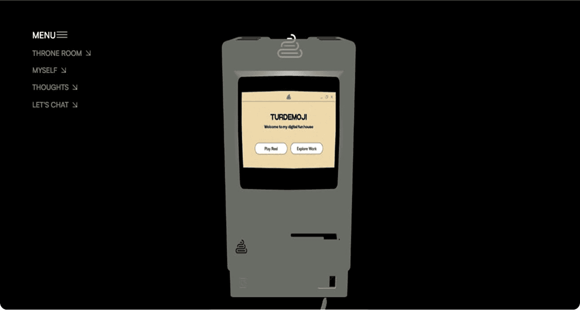 Turdemoji intro screen