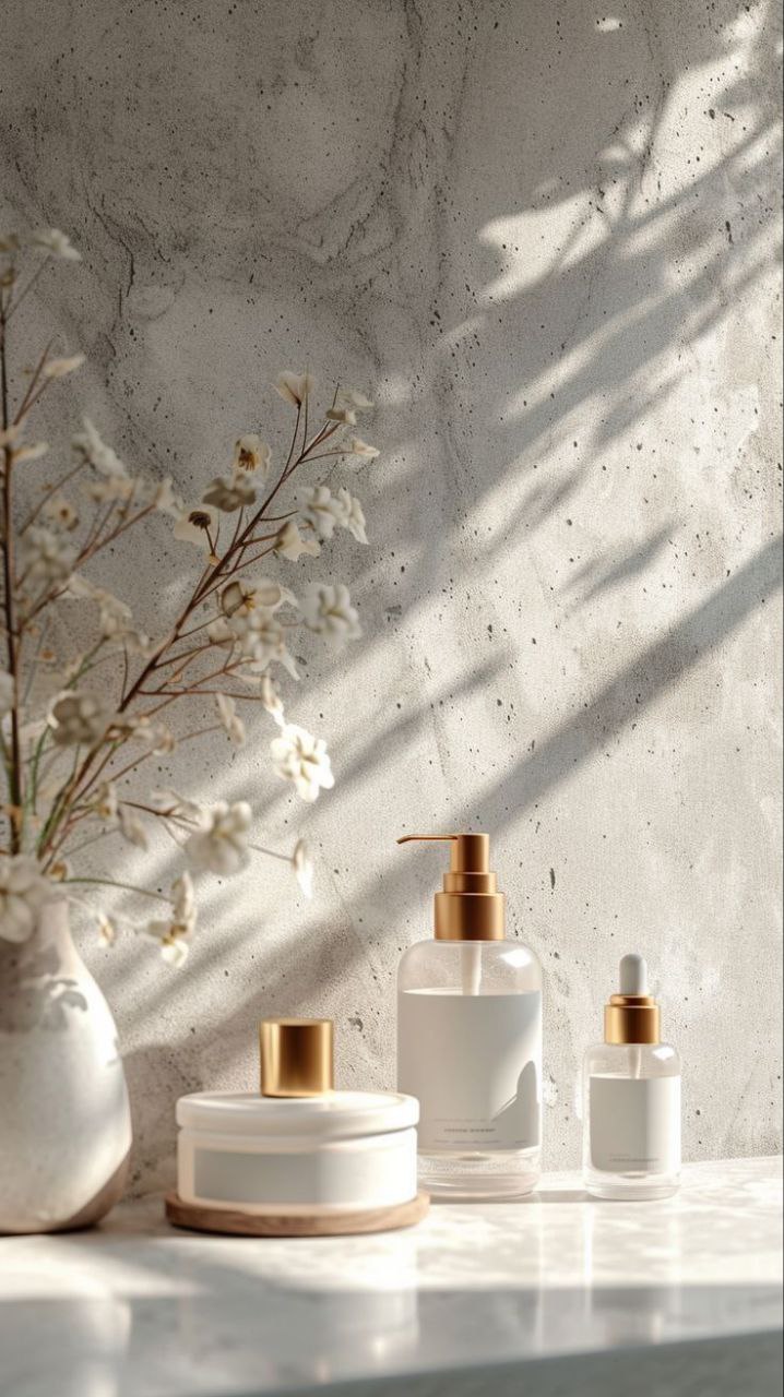 green lotion bottles