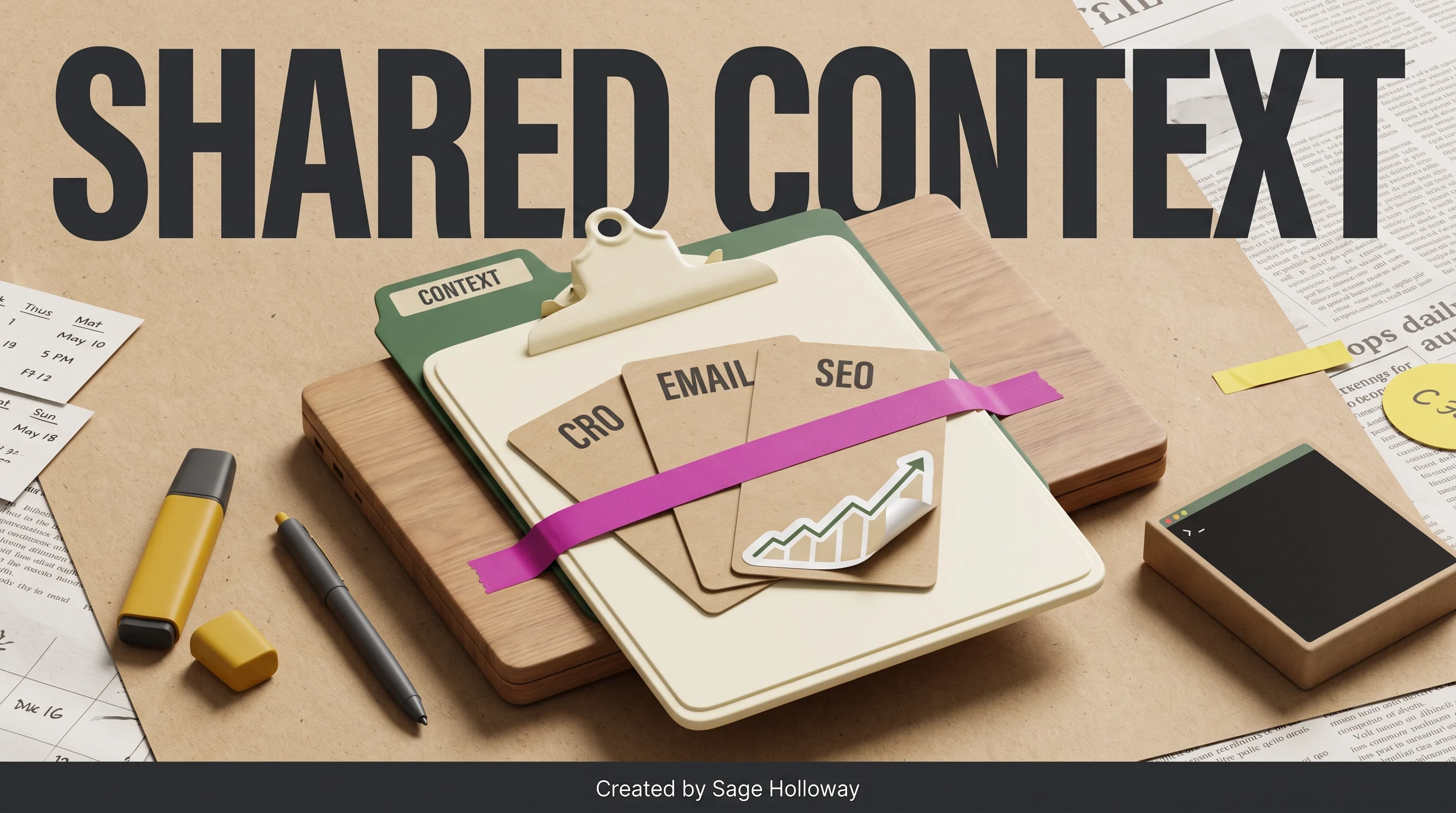 Claude Code Marketing Skills: Shared Context, the -a Install Flag, and SKILL.md Forks