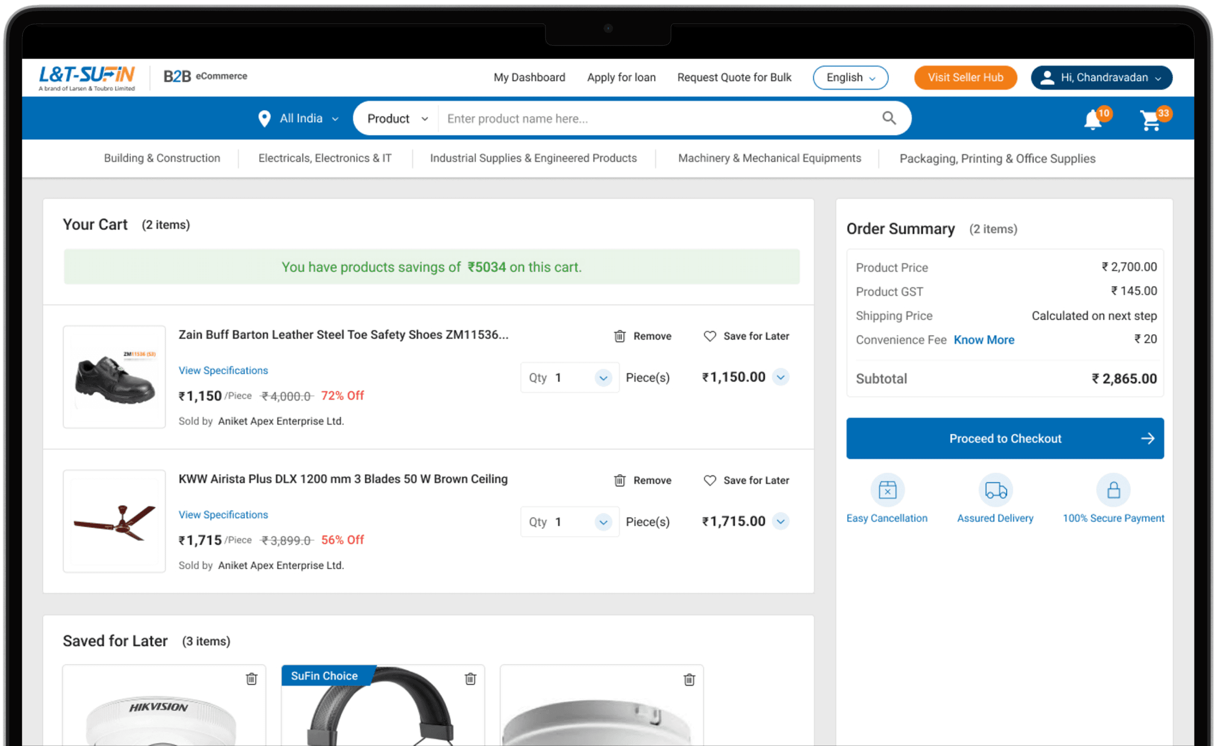 Aniket shinde product designer L&T-SuFin