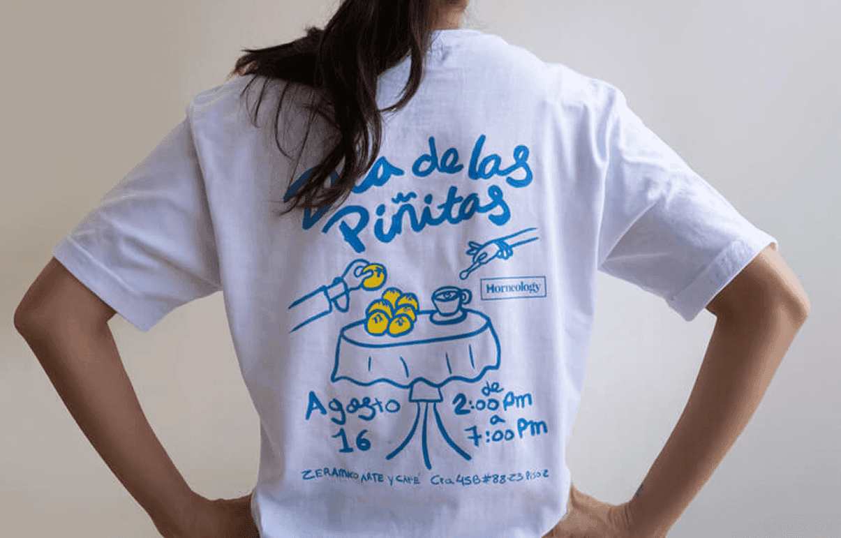 Camiseta del evento Día de la Piñita 2025 organizado por Horneology y Zeramico.
