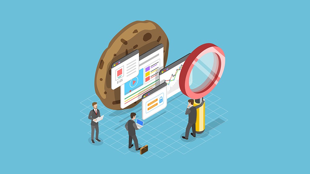illustration of first-party and third-party audience data in digital marketing