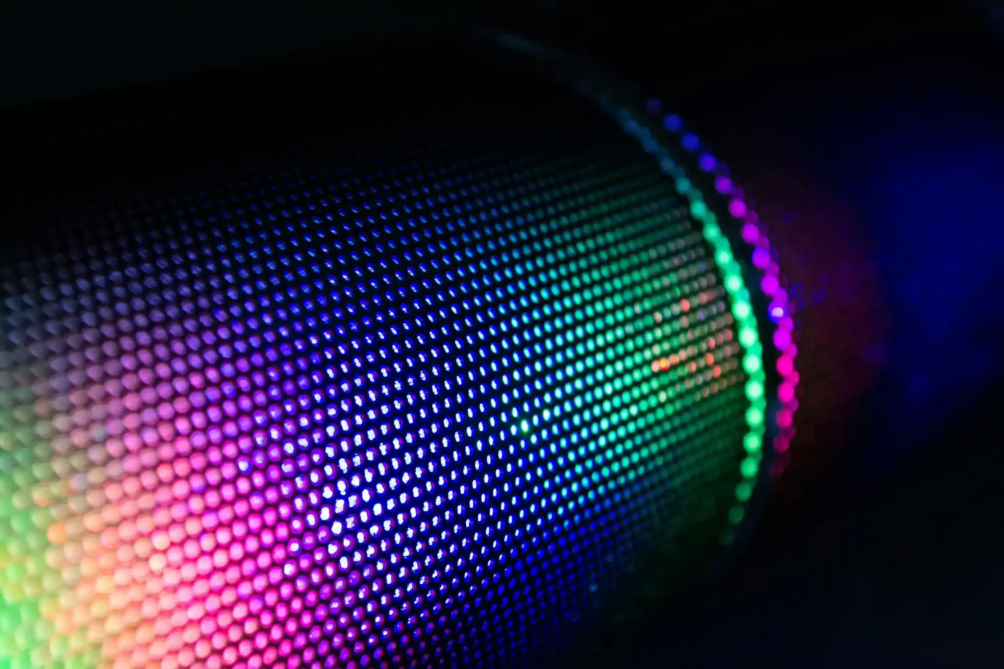 Purple and blue light illustration