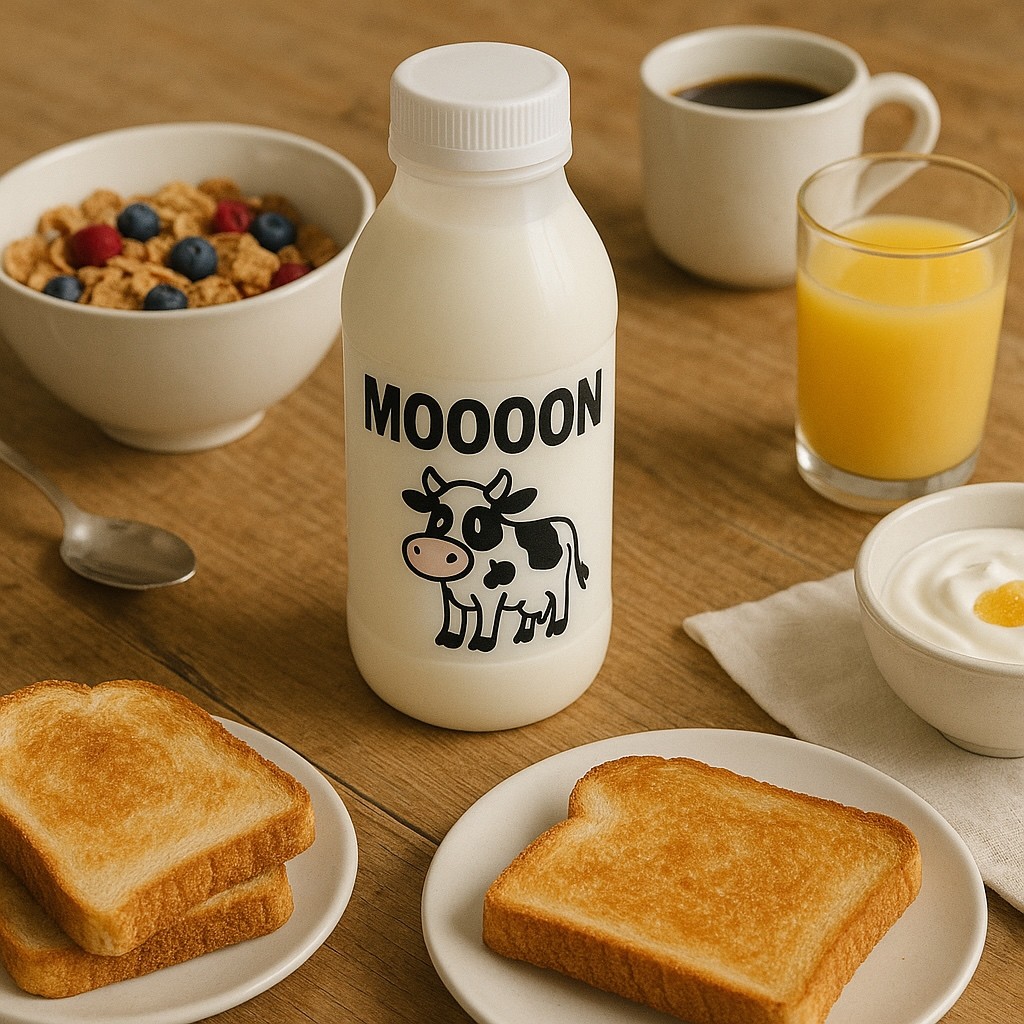 Moooon Milk Bottle