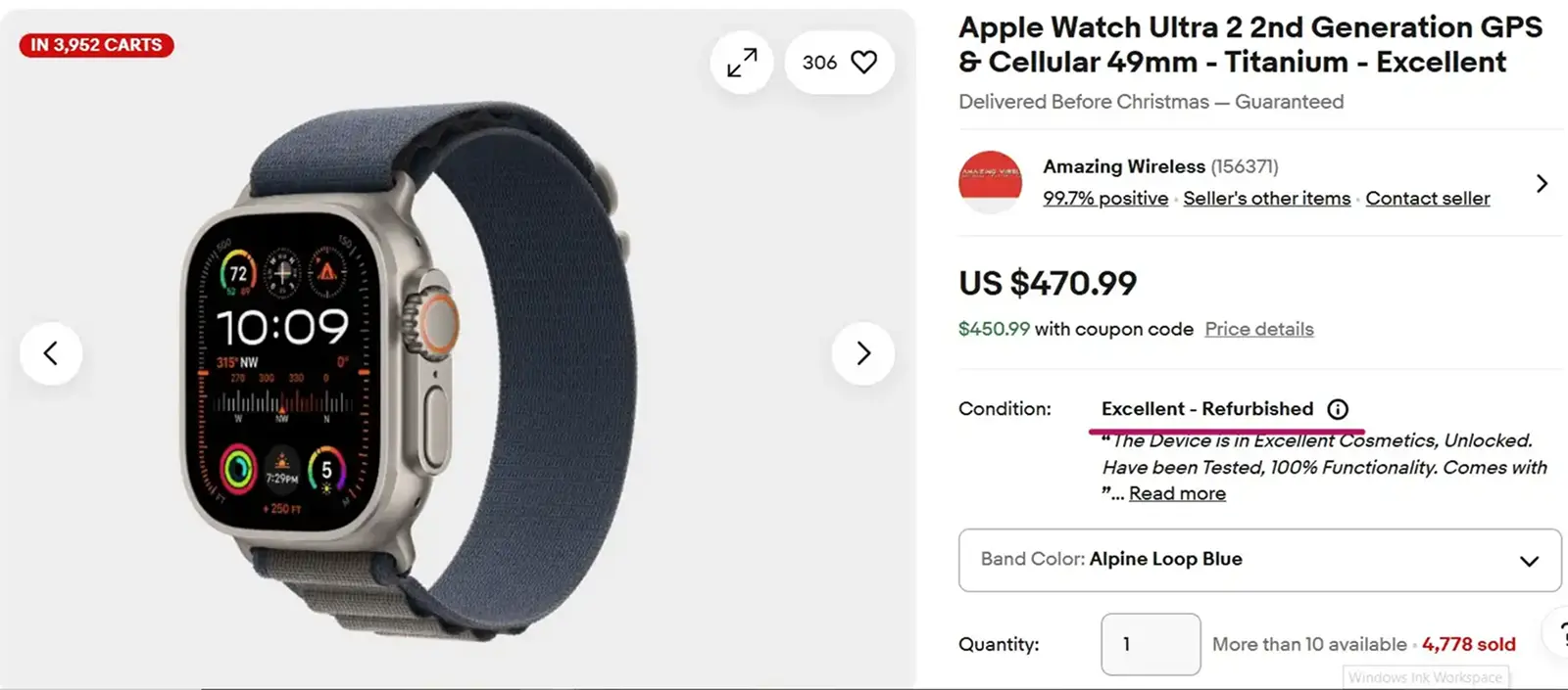 eBay Refurbished Condition