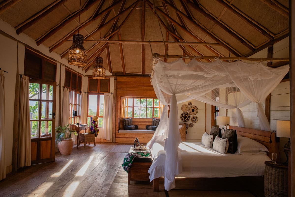 Interior of the Kyambura Lodge_Luxury in the Queen Elizabeth National Park Wilderness