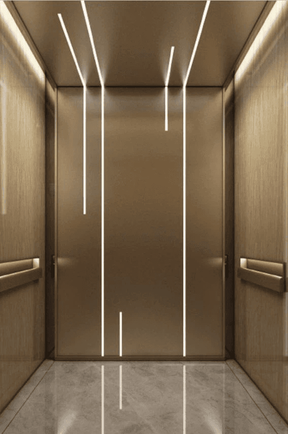 Luxury elevator with advanced features