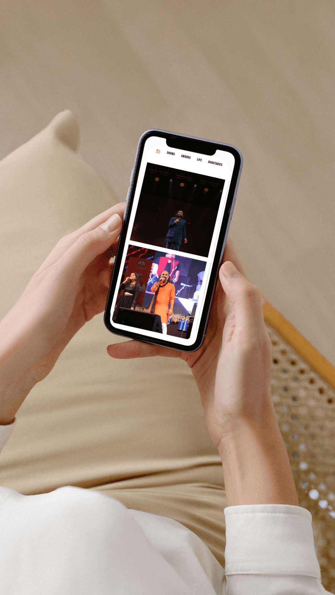 A mockup of screenshot from website