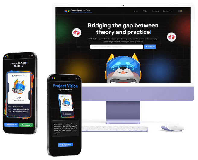 GDG ID Platform Mockup