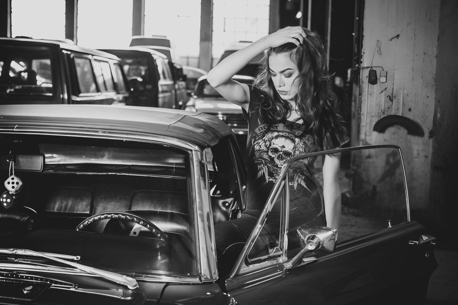 woman in black long sleeve shirt covering her face