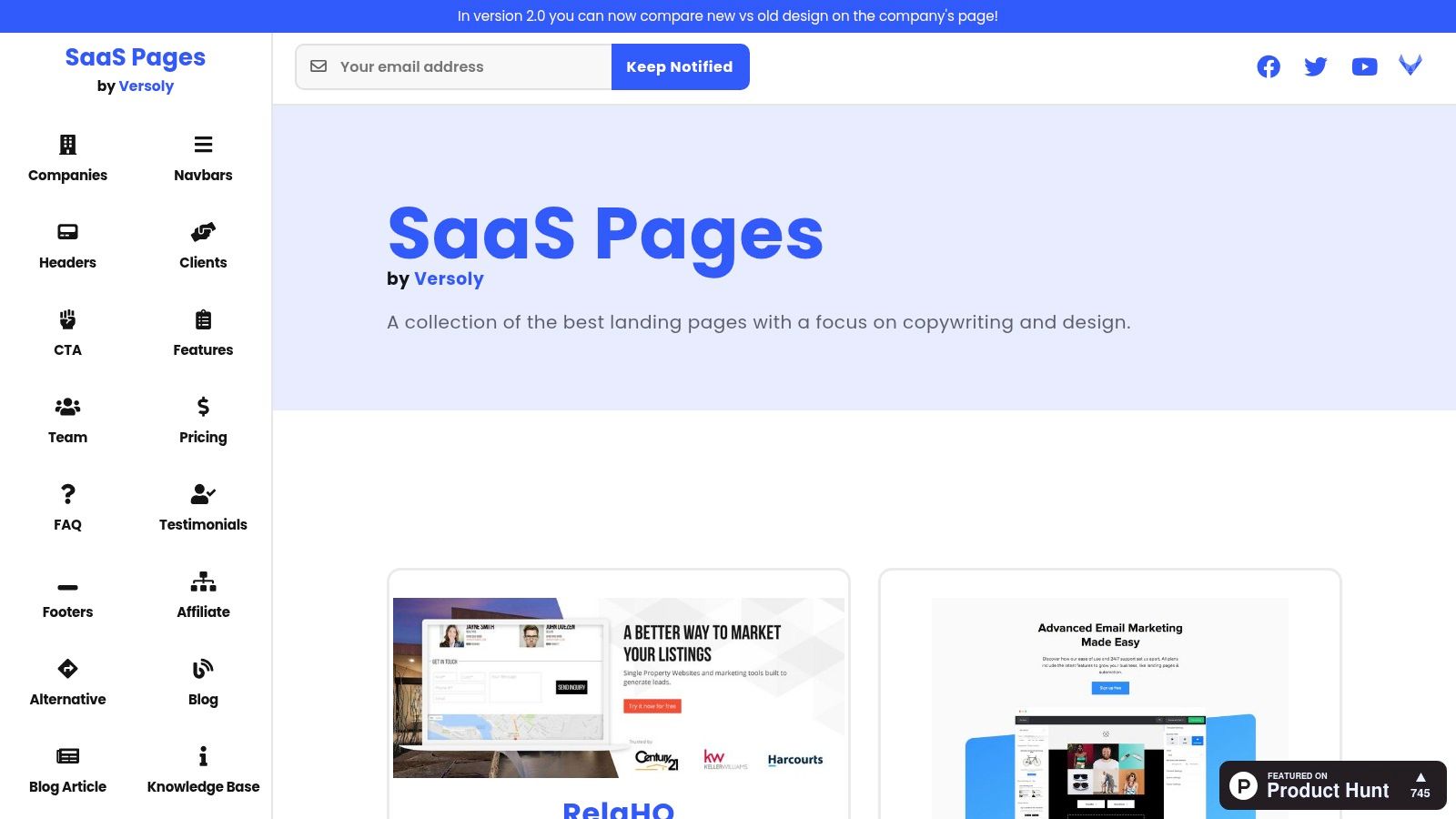 SaaS Pages (by Versoly)