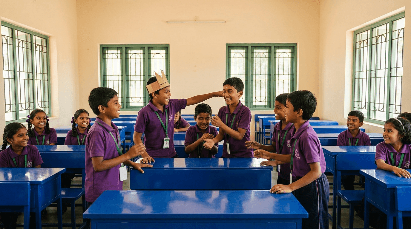 NCFE students acting out a role-play activity