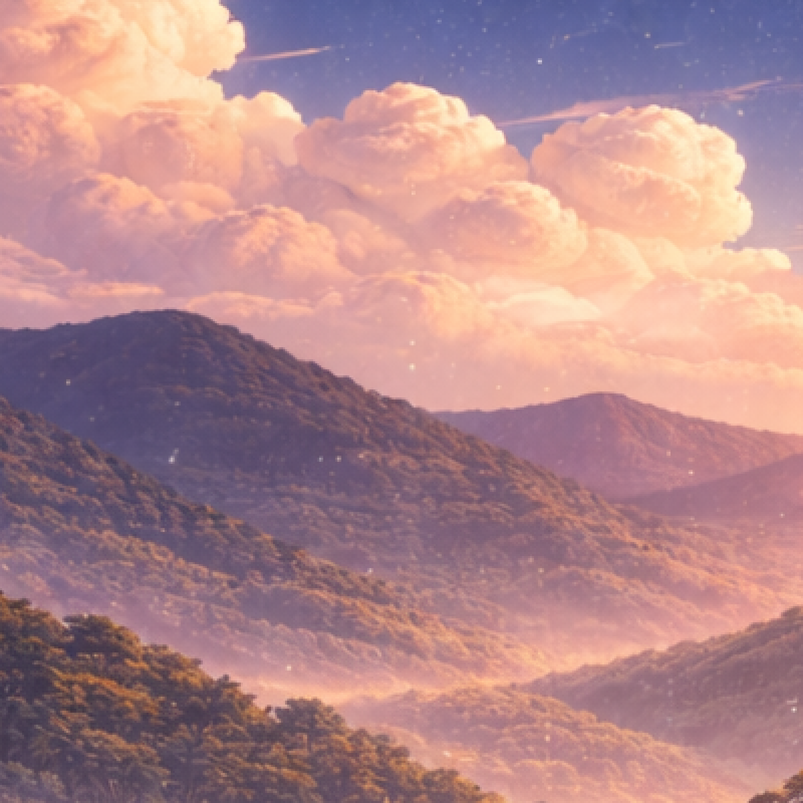 Mountains abstract image