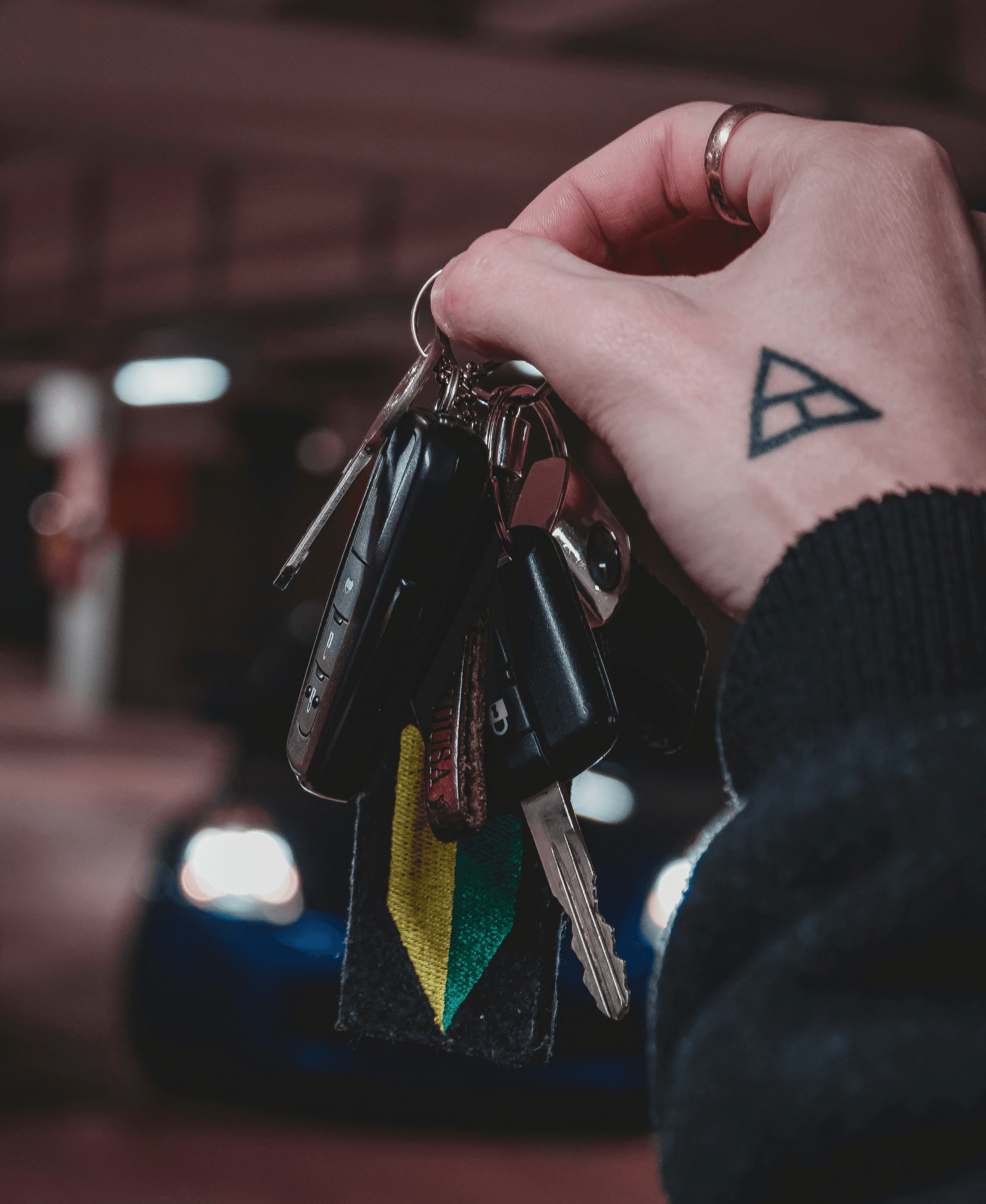 vehicle key and fob