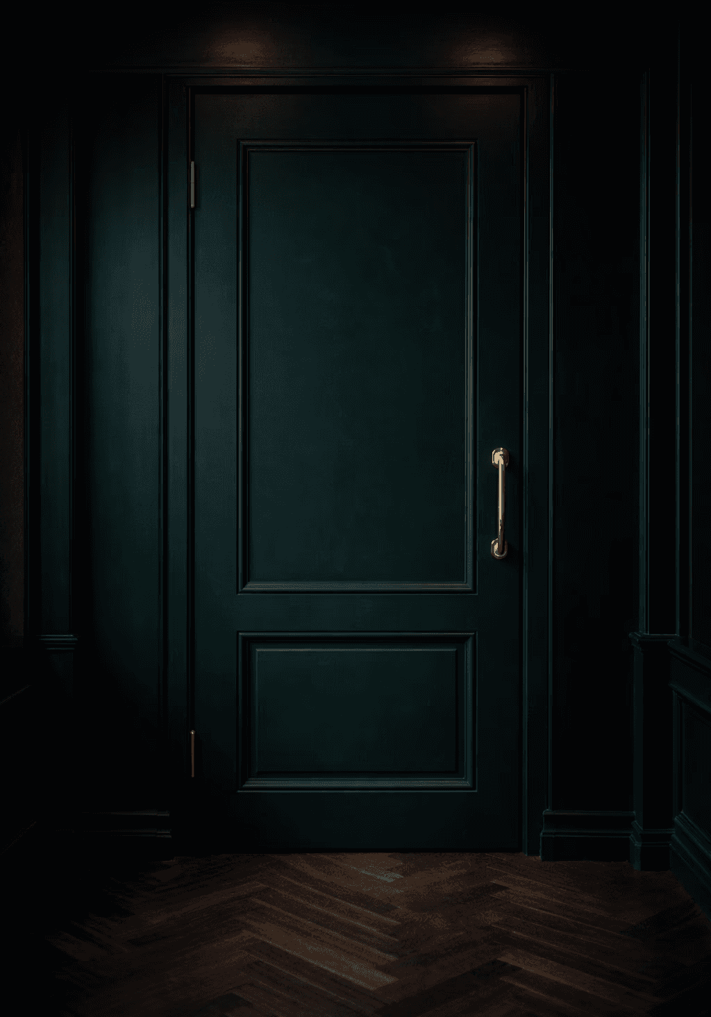 Image of our emerald green door opening to culinary delight in folsom 