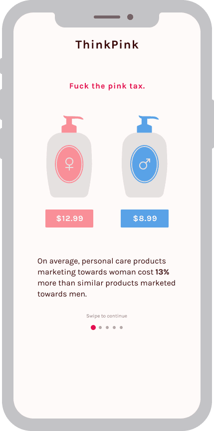 Mockup of chatbot interaction
