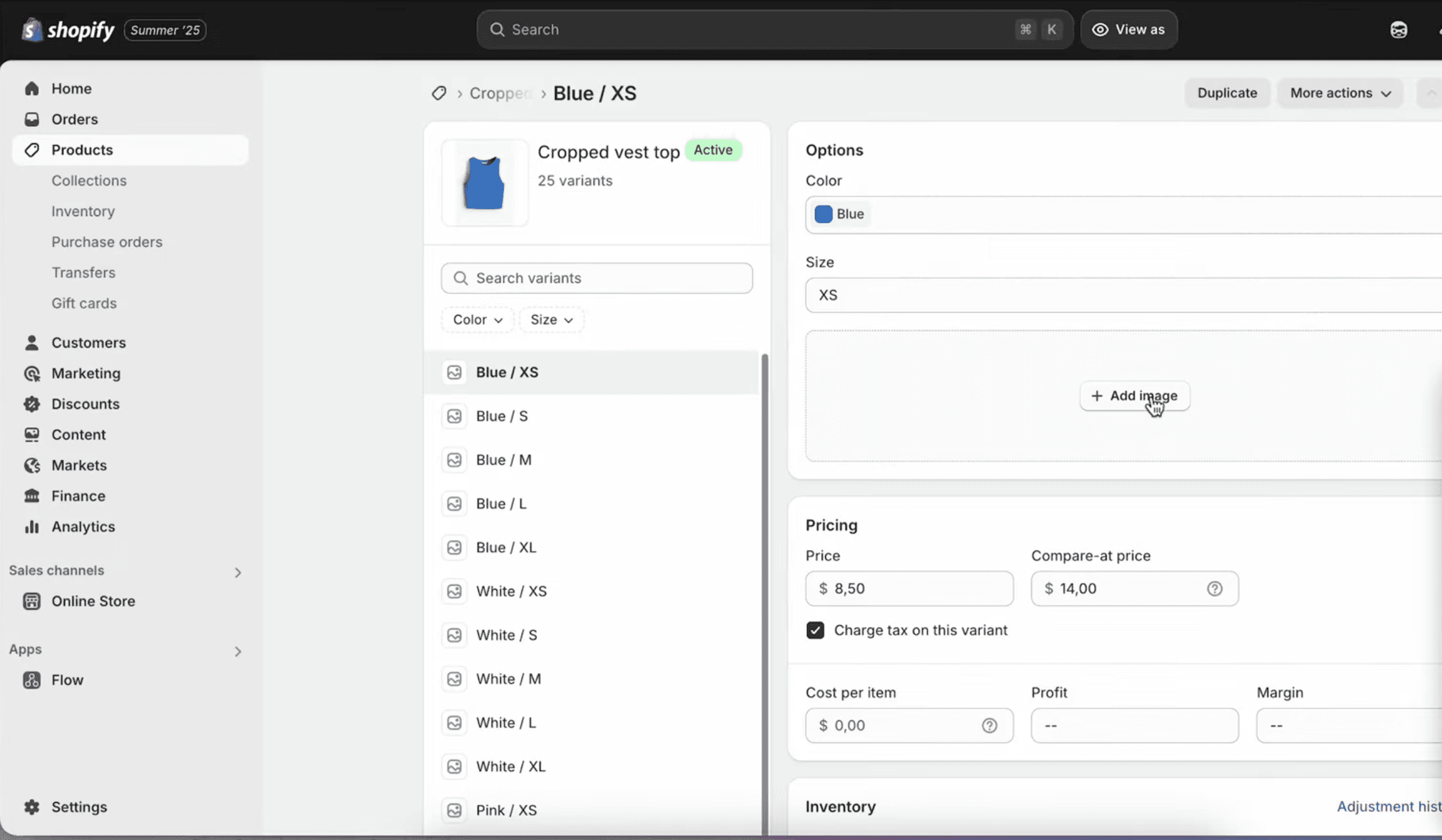 How To add color swatches to Shopifyy product page - Add Images to Each Variant