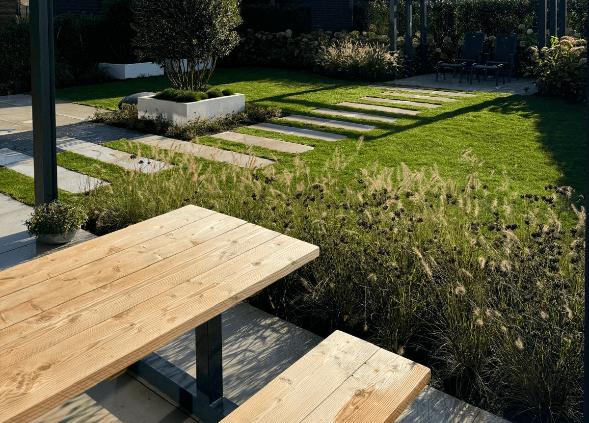 Tuin passend bij moderne woning in Amersfoort - Art gardens