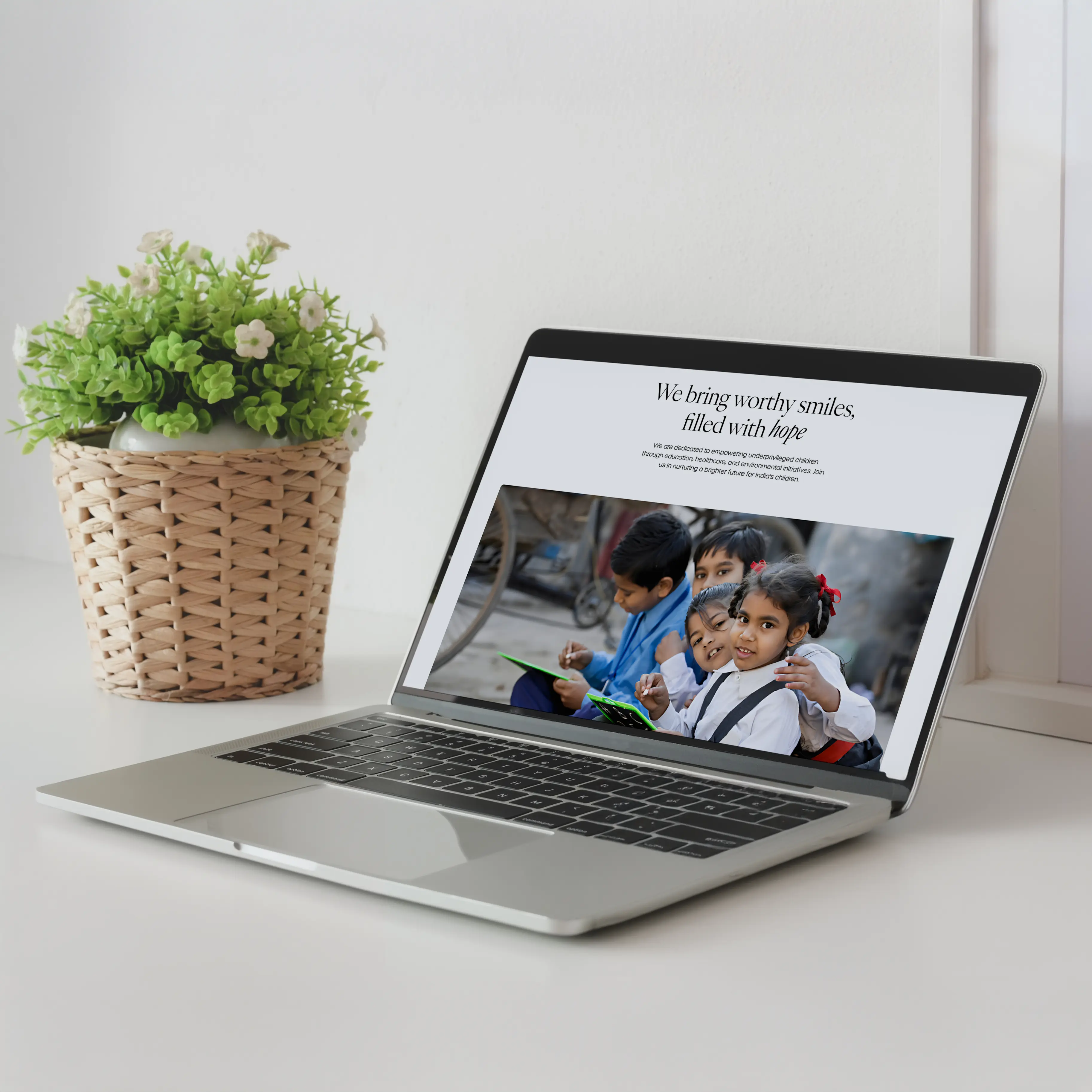 Modern website design created by a web design studio in Hyderabad