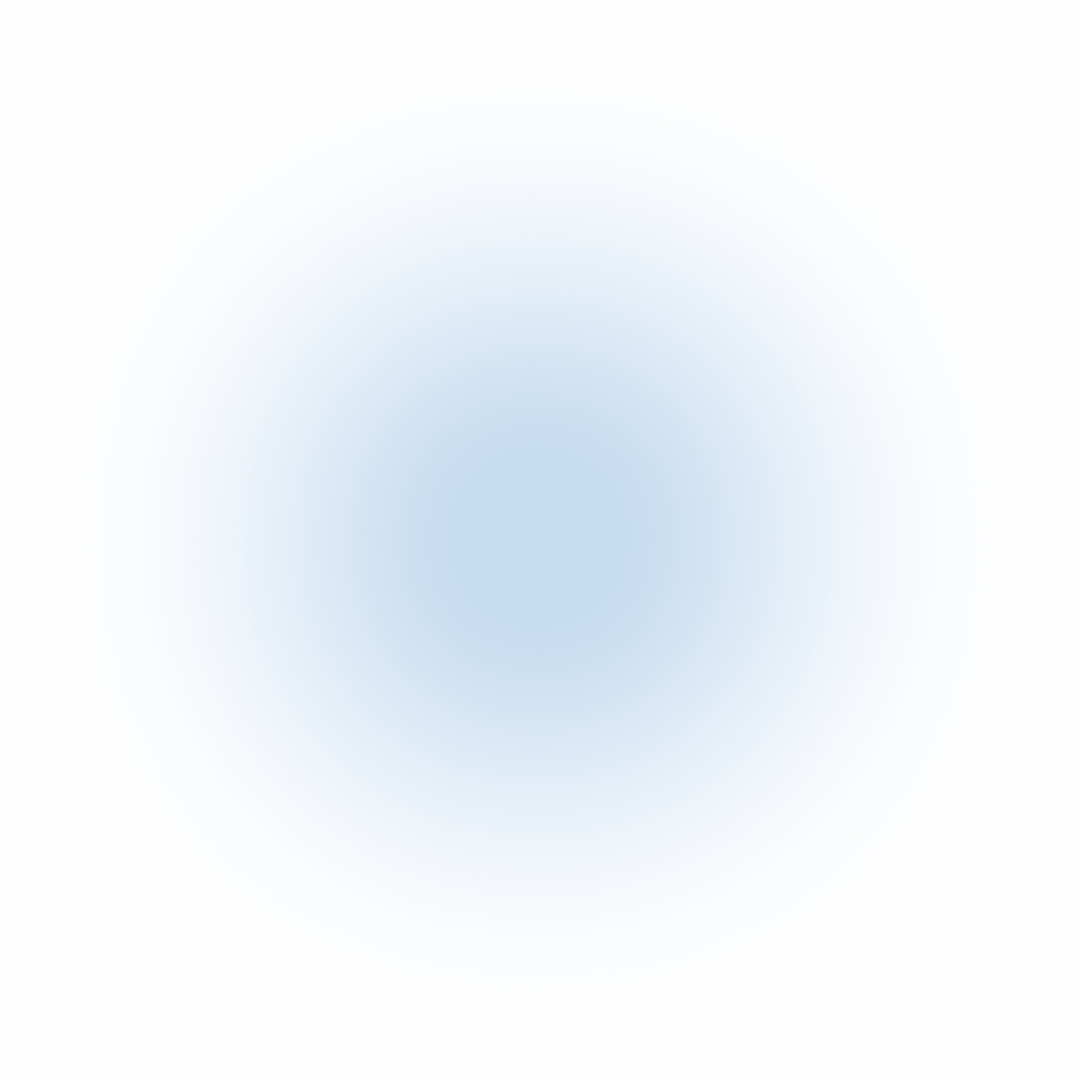 Soft blue gradient circle