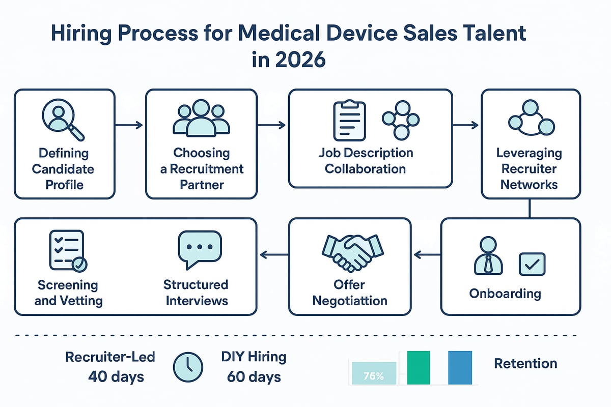Step-by-Step Guide: How to Hire Top Medical Device Sales Talent in 2026