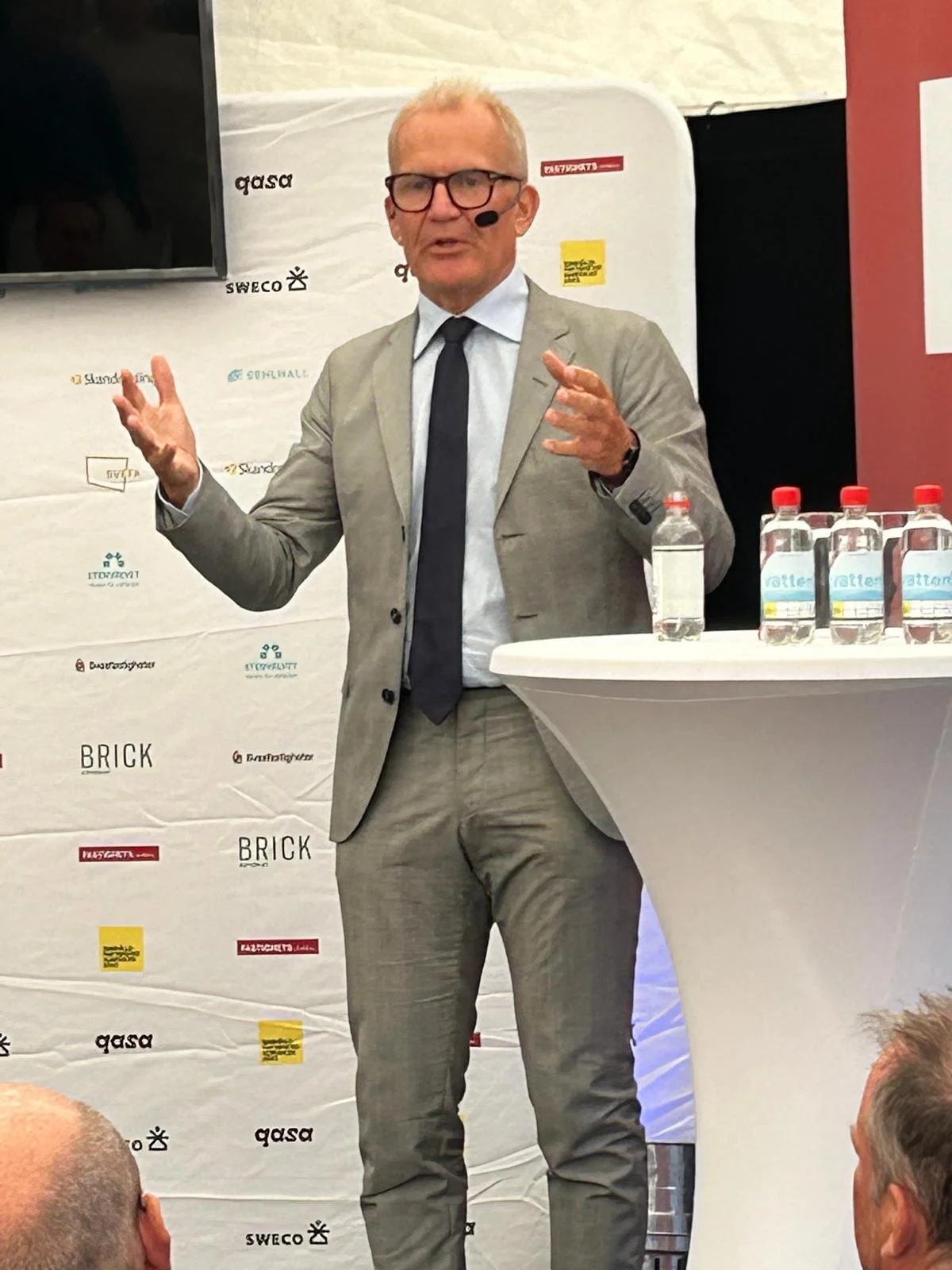 Mr. Detter Delivering A Speech In Almedalen, Sweden (2023)