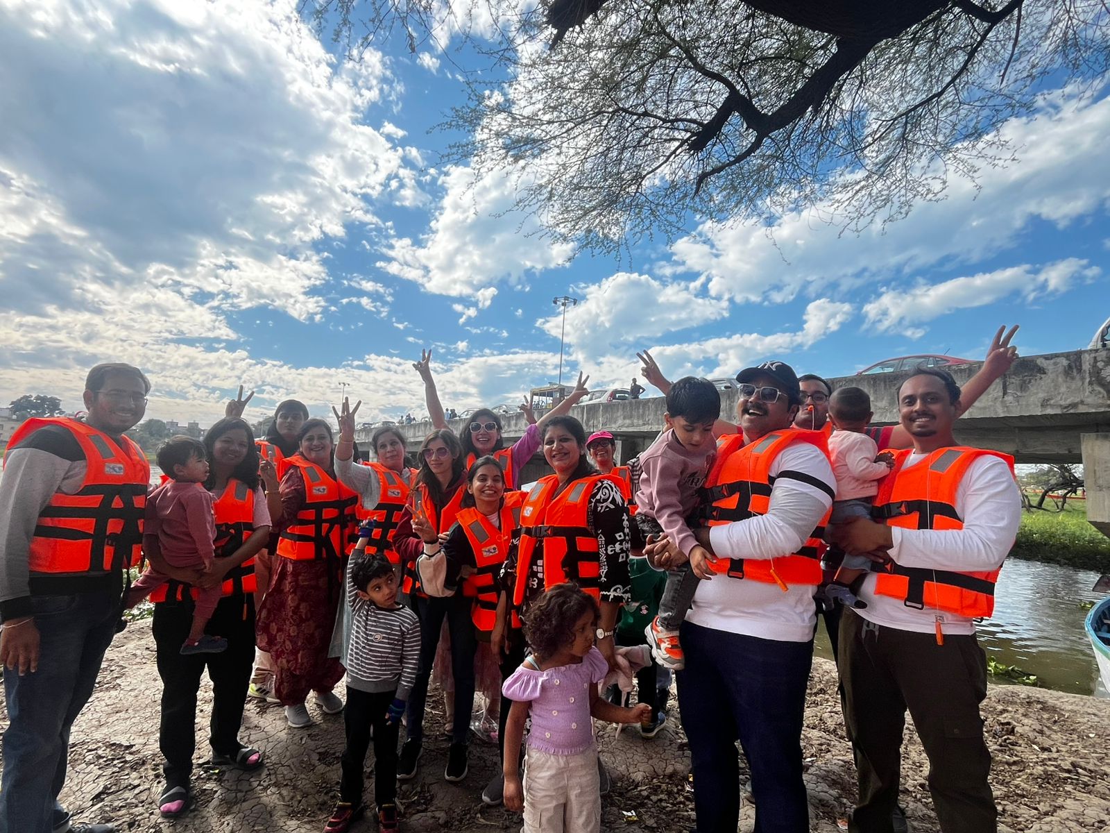 Image of Richa Chordia doing boating